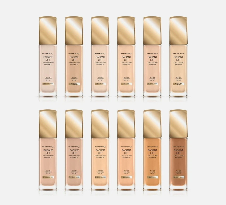 Max Factor Radiant Lift Foundation – Long Lasting Hydrating Makeup – New - Image 1 of 1