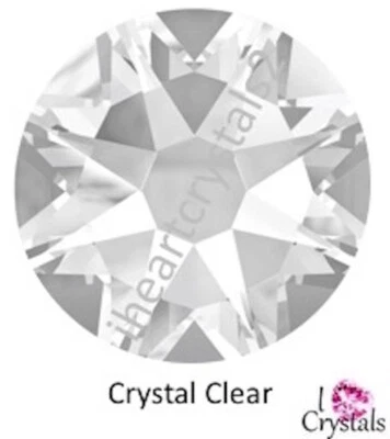 CRISTAL TRANSPARENTE Hotfix 16ss 4mm 2078 IHC Estrás Plano Austriaco 144 piezas Foto 1 de 4