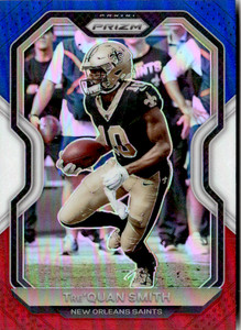 2020 Panini Prizm #248 Tre'Quan Smith Prizm Red White and Blue