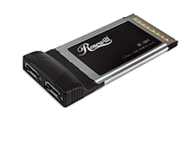 Rosewill 2-Port eSATA CardBus PC Card RC-604 - Image 1 of 1