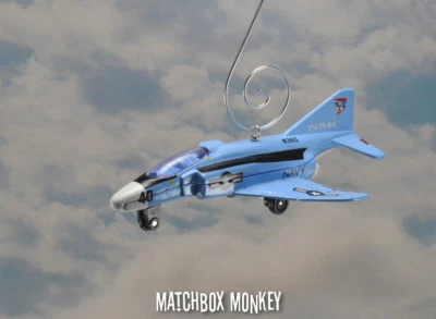 Phantom II 4FE Marina de los Estados Unidos Adorno de Navidad Avión Avión Jet Top Gun Adorno Foto 1 de 4