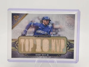 2024 Topps Triple Threads Bobby Witt JR Bat Relic Top 10 MVP Royals #26/36 - Bild 1 von 3