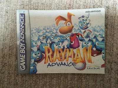 Rayman - Game Boy Advance GBA Instruction Manual - Image 1 of 2