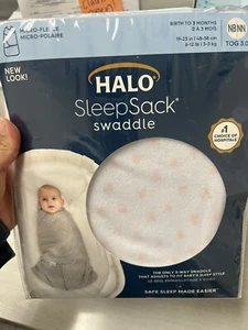 Halo SleepSack Swaddle Mini Hearts NB - Picture 1 of 2