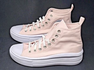 Converse Chuck Taylor All Star Plateau pink Jugend Gr. 7 Damen 8,5 weiß A03629C - Bild 1 von 10