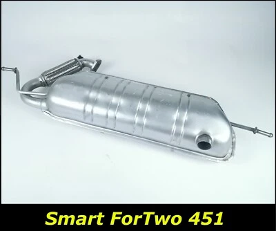 Endschalldämpfer für Smart ForTwo 451 Cabrio Coupe 1.0 Euro 5B Auspuff Endtopf - Bild 1 von 3