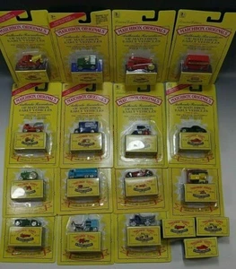 18 MATCHBOX A MOKO LESNEY 1992/93 WITH BLISTERS L.E. LOT SET WITH BOX NIB - Picture 1 of 8