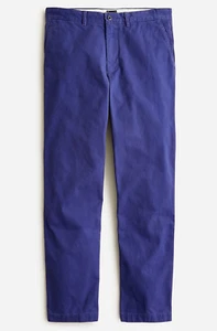 Neu mit Etikett $ 98 J. Crew klassische Chinohose 34/34 für Herren Pariser blau marineblau 100 % Baumwolle - Bild 1 von 3