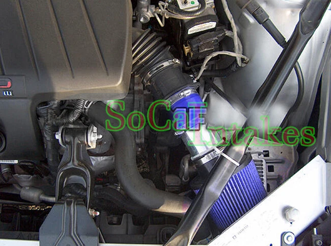Kit y filtro de admisión de aire azul para 00-05 Chevy Monte Carlo 3,1 L 3,4 L V6 corto Foto 1 de 1