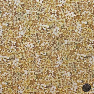 CLOTHWORKS "GARDEN PATCH" SMALL FLORAL FABRIC FQ 18" X 22" - Picture 1 of 1