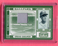 STEVE CARLTON PHILADELPHIA PHILLIES 2010 PANINI CENTURY JERSEY BASEBALL CARD #5