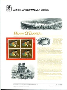 US Comm Panel USPS 021 Henry O Tanner CP021 - Imagen 1 de 1