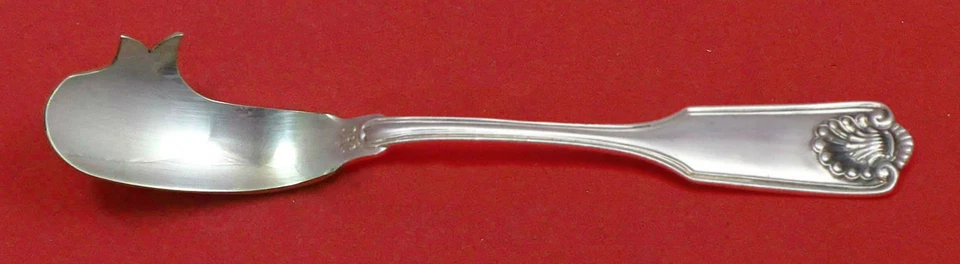 Fiddle Shell by Frank Smith Sterling Silver Cheese Knife w/Pick FH AS Custom - Image 1 of 1