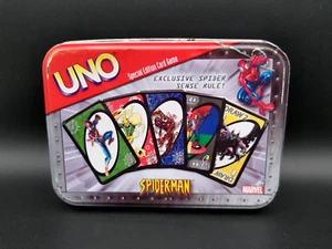 Marvel Spider-Man UNO Special Edition Card Game (2002) Collector Tin - Picture 1 of 3