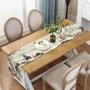 Japanese Table Runner Vintage 72inch for Long Table Kitchen Home Décor - Picture 1 of 2