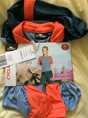 BNWT, ladies cycling jersey, size 8-10 - Image 1 of 3