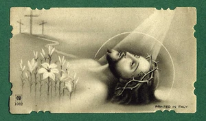 Santino Canivet Holy Card Image Pieuse Heiligenbild Gesù Crocifissione di Gesù - Picture 1 of 1