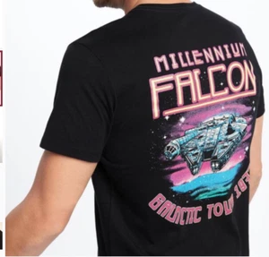 Star Wars Millennium Falcon Galactic Tour 1977 Han Solo T-Shirt Small Brandneu - Bild 1 von 3