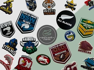 Rugby League - Jibbitz Charms für Crocs Schuhe - Fußball Australien NZ NRL Footy - Bild 1 von 26