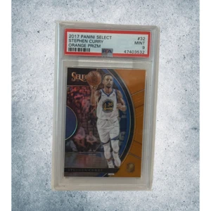 Stephen Curry Orange Prizm PSA 9 SP Insert 2017 Select Serial #'d /75 Warriors - Bild 1 von 5