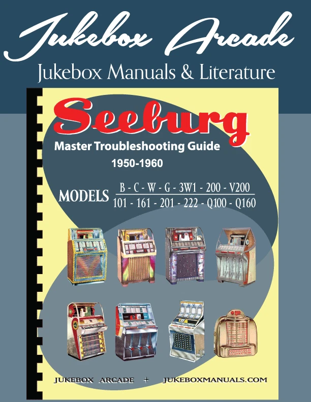 Seeburg Master Troubleshooting Guide & Manual 1950-60 ovr325pages JukeboxArcade Foto 1 de 1