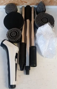 Homtronics Elektrische Reinigungsbürste, Kabelloser Elektrischer Schleuderschrubber Weiß/Schwarz - Bild 1 von 11
