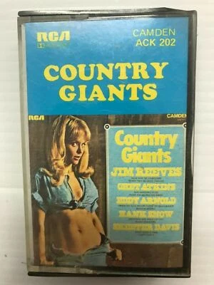Country Giants Hank Snow Jim Reeves Chet Atkins Audio Music Cassette Tape - Image 1 of 2
