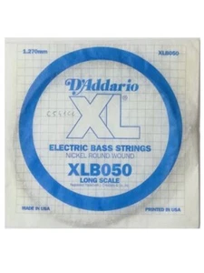 D'addario XL Corda Singola per Basso Elettrico XLB050 Nickel Round Wound - Imagen 1 de 2