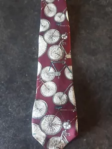 Goldlion Bicycle Necktie Length 54.5" 3.25" Wide - Picture 1 of 3