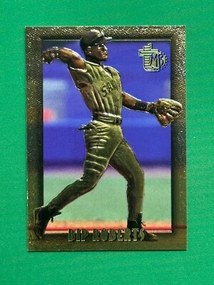 1995 Topps Embossed Baseball #57 Bip Roberts Golden Idols Parallel - Image 1 of 2