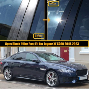 Für Jaguar XF X260 2015–2023 8x Fenster Säulenpfosten Abdeckung Verkleidung - Bild 1 von 18