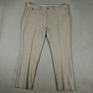 Pantaloni Ralph Lauren uomo taglia 40x30 grigio lana eleganti pantaloni pantaloni - Foto 1 di 10