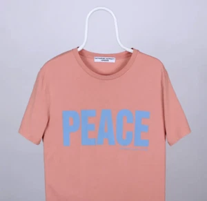 Katharine Hamnett London t shirt men cotton logo centr L - Picture 1 of 8