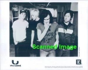 Press Photo: THE USED 8x10 B&W - Picture 1 of 1