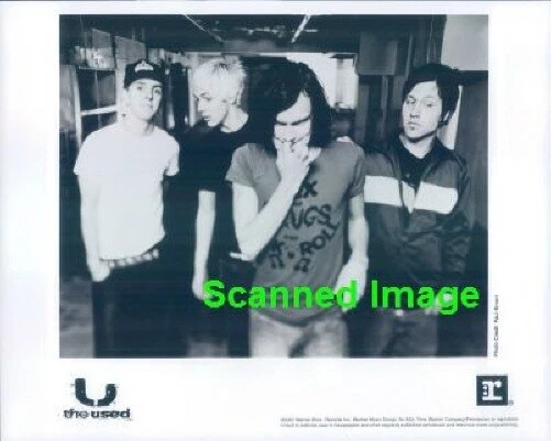 Press Photo: THE USED 8x10 B&W - Image 1 of 1
