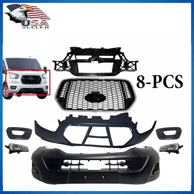 Juego de luces antiniebla de rejilla de cubierta inferior superior para parachoques delantero Ford Transit 2021-2023 Foto 1 de 4
