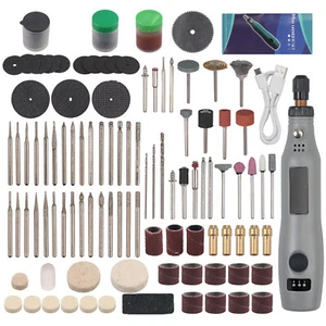 160pcs Mini Electric Engraving Pen Grinding Wood Jade Carving Polishing Tool Set - Picture 1 of 12