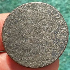 1788 Connecticut Miller 9-E Rarity 3+ Colonial Copper Half Penny Coin - Picture 1 of 3