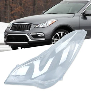Left Side Front Headlight Headlamp Lens Cover For Infiniti QX50 EX25 EX35 08-12 - Picture 1 of 12