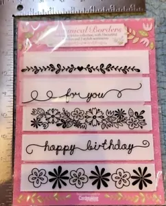 NUEVO Juego de 5 carpetas de estampado. Botanical Borders Sentiments - COMB-ENVÍO - Imagen 1 de 1