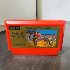 Excite Bike Nintendo Famicom 1984 HVC-EB Japanese Version Sports Racing Retro