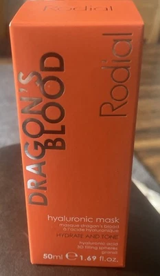 Rodial Dragon's Blood Hyaluronic Mask 50ml NWB Sealed RRP£55 - Image 1 of 4