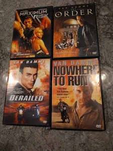 Maximum Risk The Order Derailed Nowhere To Run Jean-Claude Van Damm Lot (4)DVD - Picture 1 of 22
