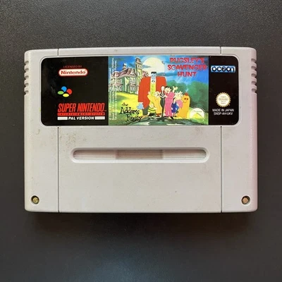 THE ADDAMS FAMILY PUGSLEY'S SCAVENGER HUNT SNES SUPER NINTENDO GAME - Image 1 of 4