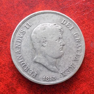 120 Grana 1855 Regno delle due Sicilie Ferdinando II (J - Bild 1 von 5