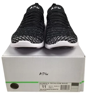 APL Athletic Propulsion Labs Techloom Wave Damen-Sneaker schwarz weiß Größe 11 - Bild 1 von 7