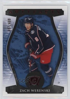 2023-24 Upper Deck Artifacts Ruby /499 Zach Werenski #68 - Image 1 of 2