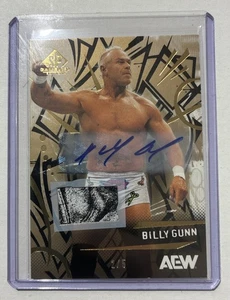 2025 UD SP Game Used AEW Billy Gunn Auto Prime Memorabilia Relic /5 - Picture 1 of 2