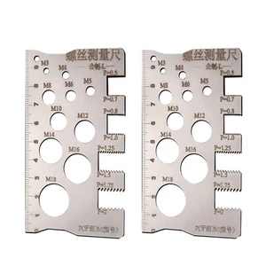 2pcs Small Steel Screw Measuring Device Upgrades for Mechanical Assembly Tasks - Picture 1 of 8