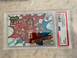 2024 JAYDEN DANIELS PANINI ABSOLUTE EXPLOSIVE ROOKIE PSA 9! CASE HIT! - Picture 1 of 1